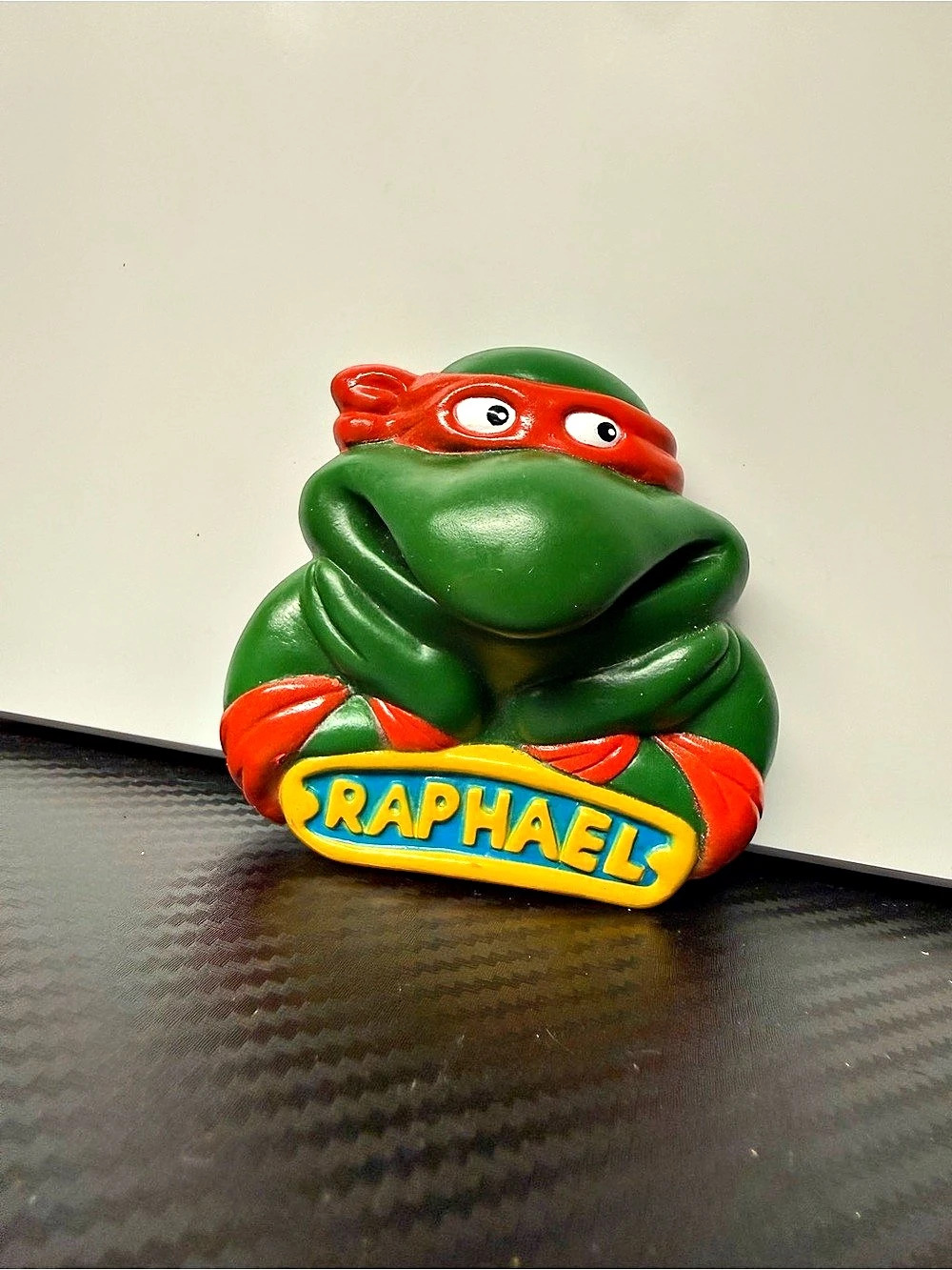 Vintage 1989 Burger King TMNT Raphael Mirage Studios Figure